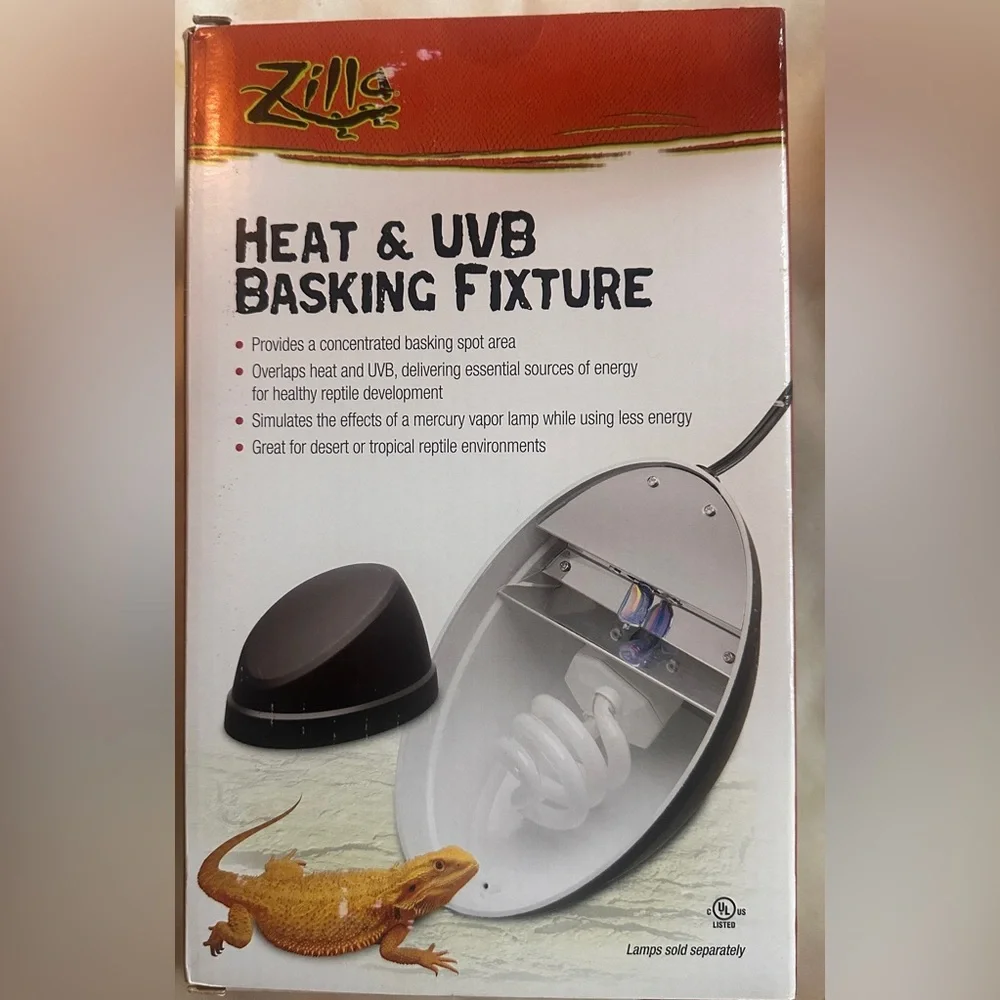 Zilla Heat & UVB Basking Fixture